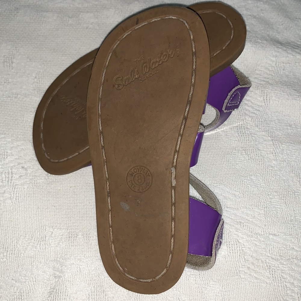 Gently loved Salt Water Purple Sandal - Picture 4 of 7